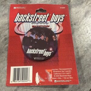 Backstreet Boys‎ 2000 Winterland Official Merchandise Button